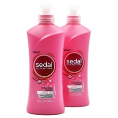 Sedal Co-Creations Ceramidas: botellas dos-pack listas para uso diario.