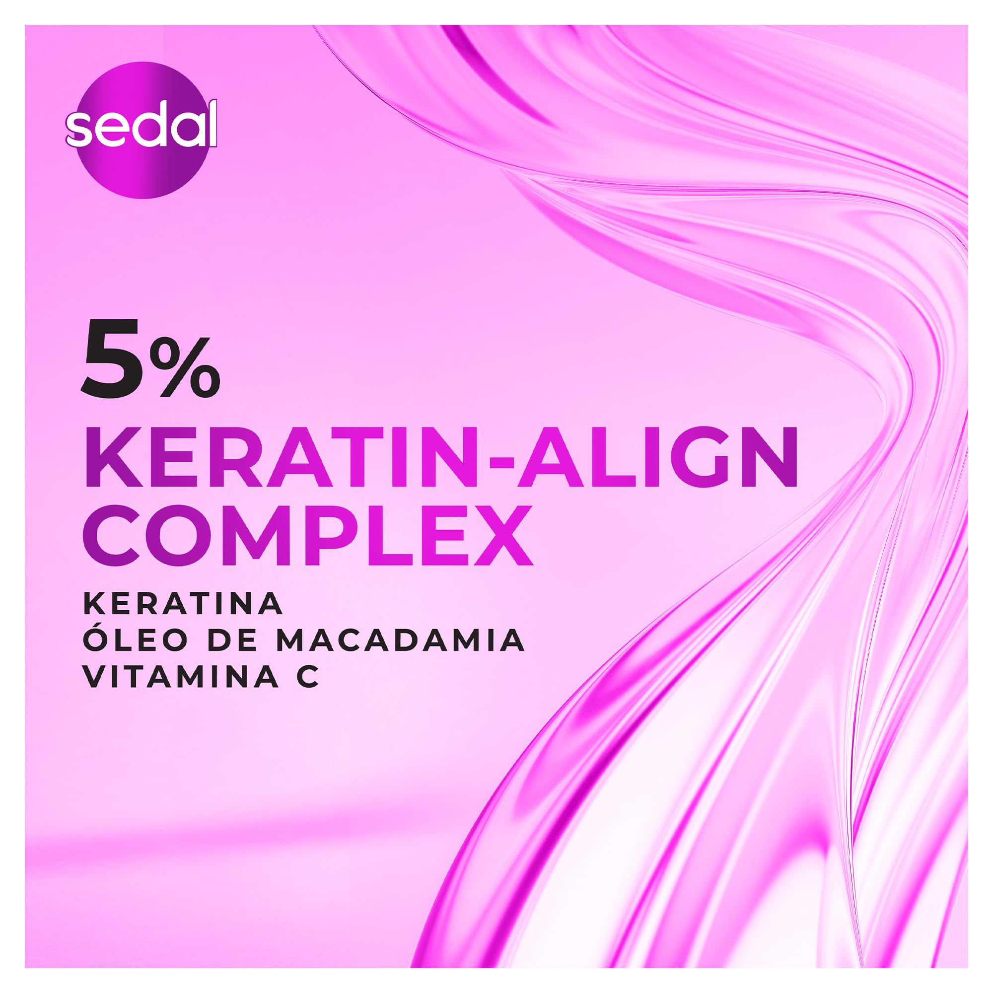 Sedal Liso Perfecto cabello con brillo y movimiento.