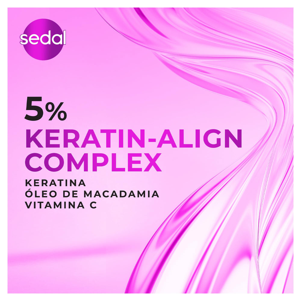 Sedal Liso Perfecto cabello con brillo y movimiento.