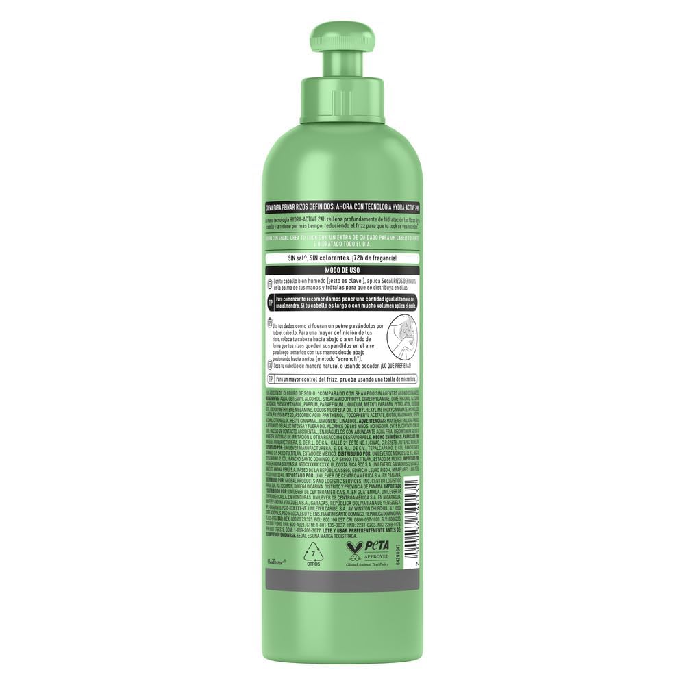 Sedal Rizos Definidos pack doble de 300 ml, opción ahorro.