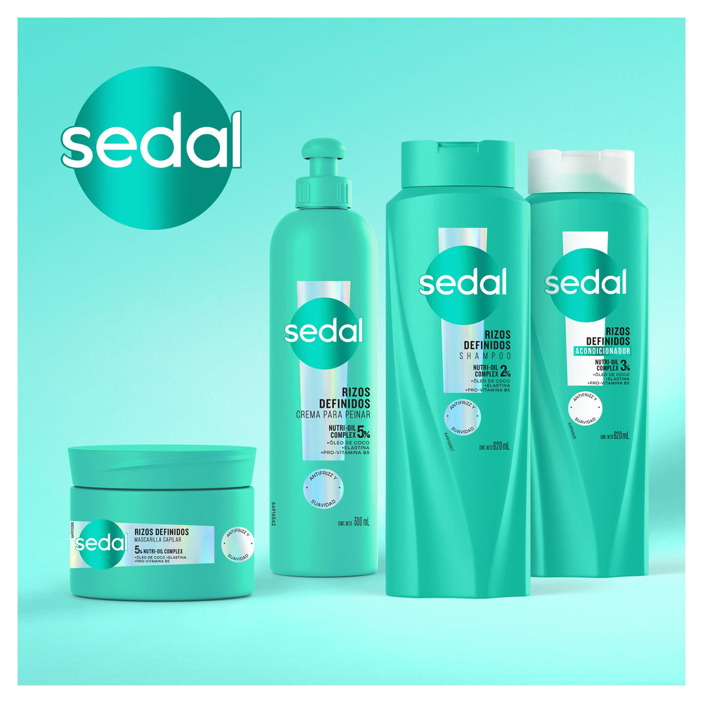 Sedal Rizos Definidos rizos brillantes con nutrición para un aspecto natural.