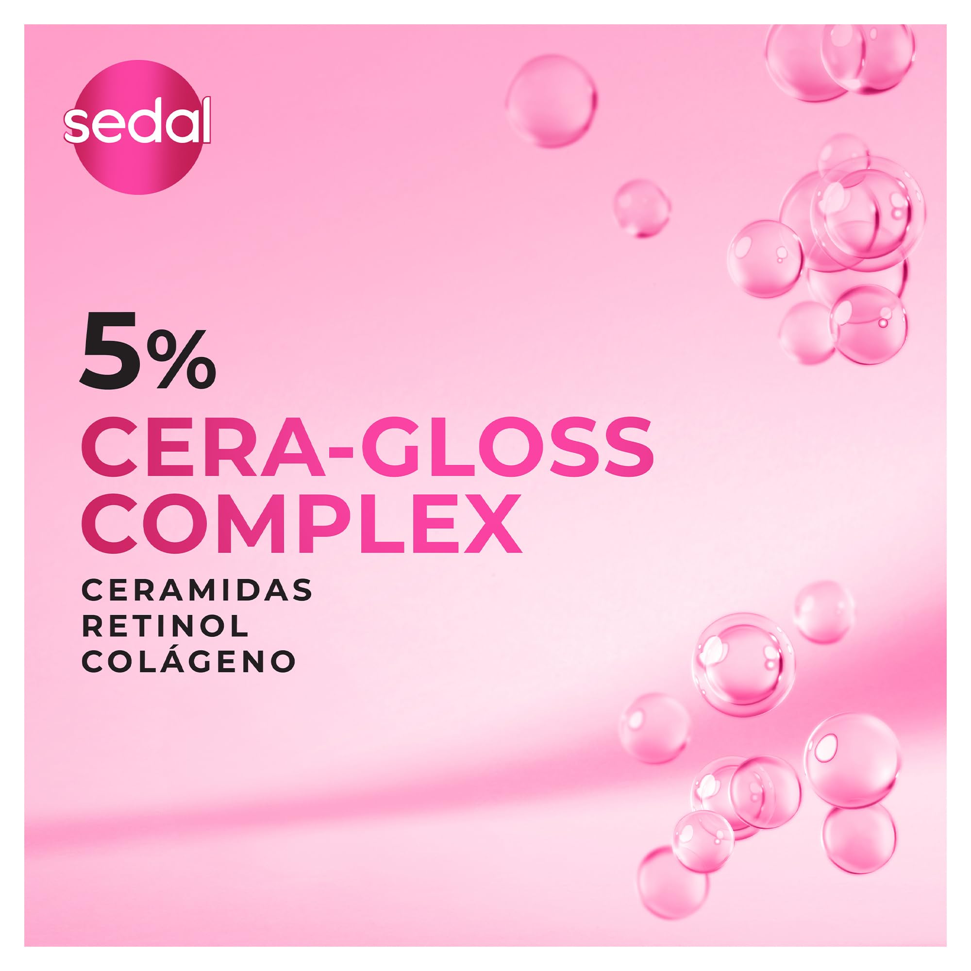 Fácil aplicación con Sedal S.O.S. Ceramidas para una rutina rápida de peinado.