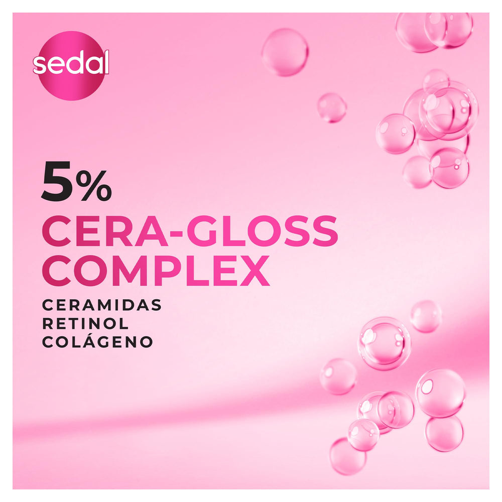 Fácil aplicación con Sedal S.O.S. Ceramidas para una rutina rápida de peinado.