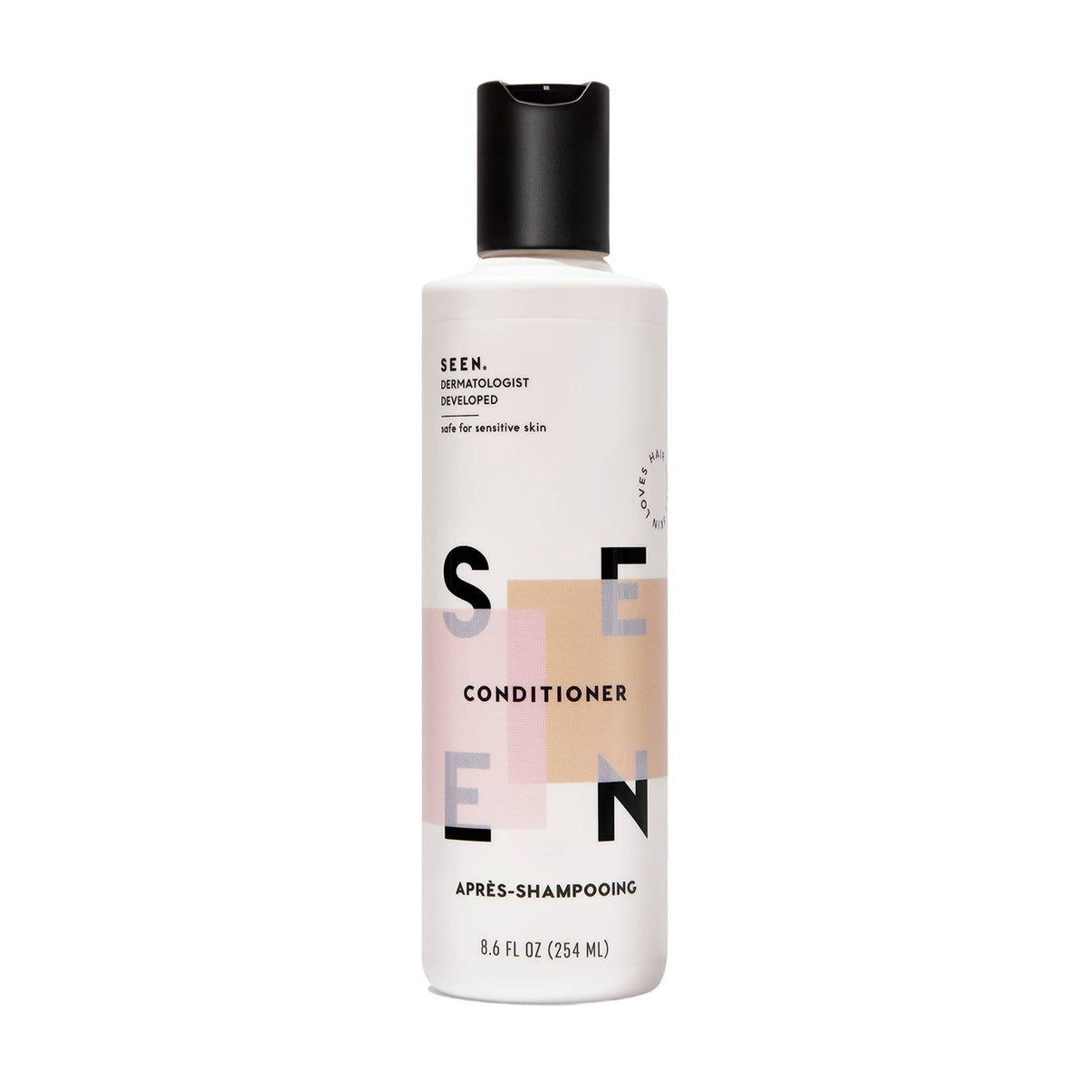 SEEN acondicionador con botella perfumada para cabello suave y peinado fácil.