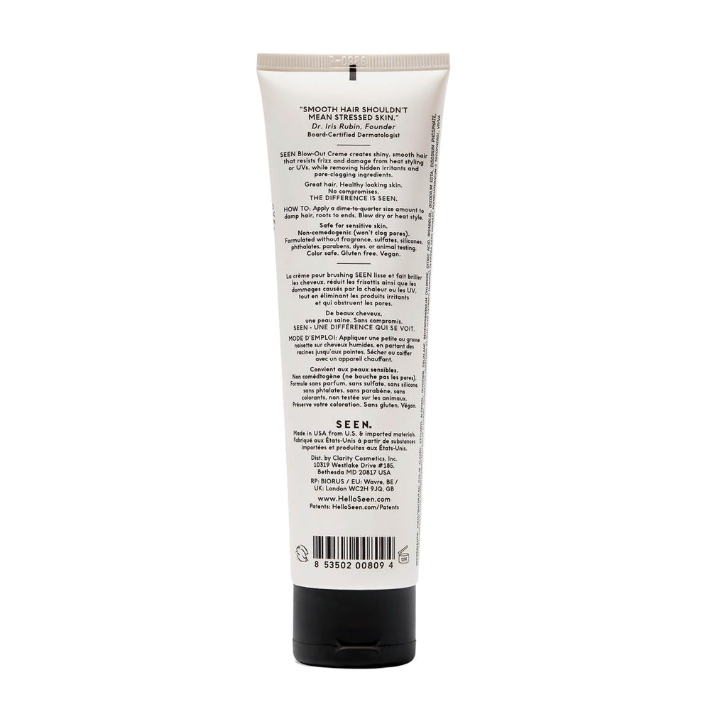 Textura cremosa de SEEN para control del frizz y brillo