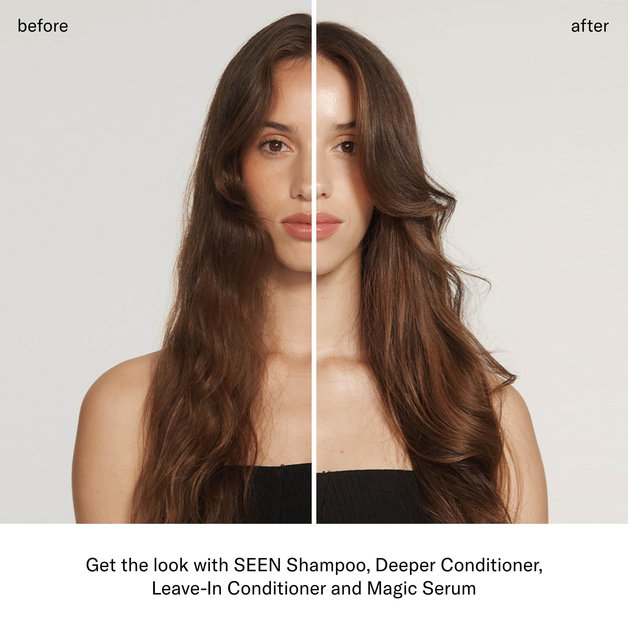 Fórmula limpia de SEEN Deeper, sin ingredientes que irriten.