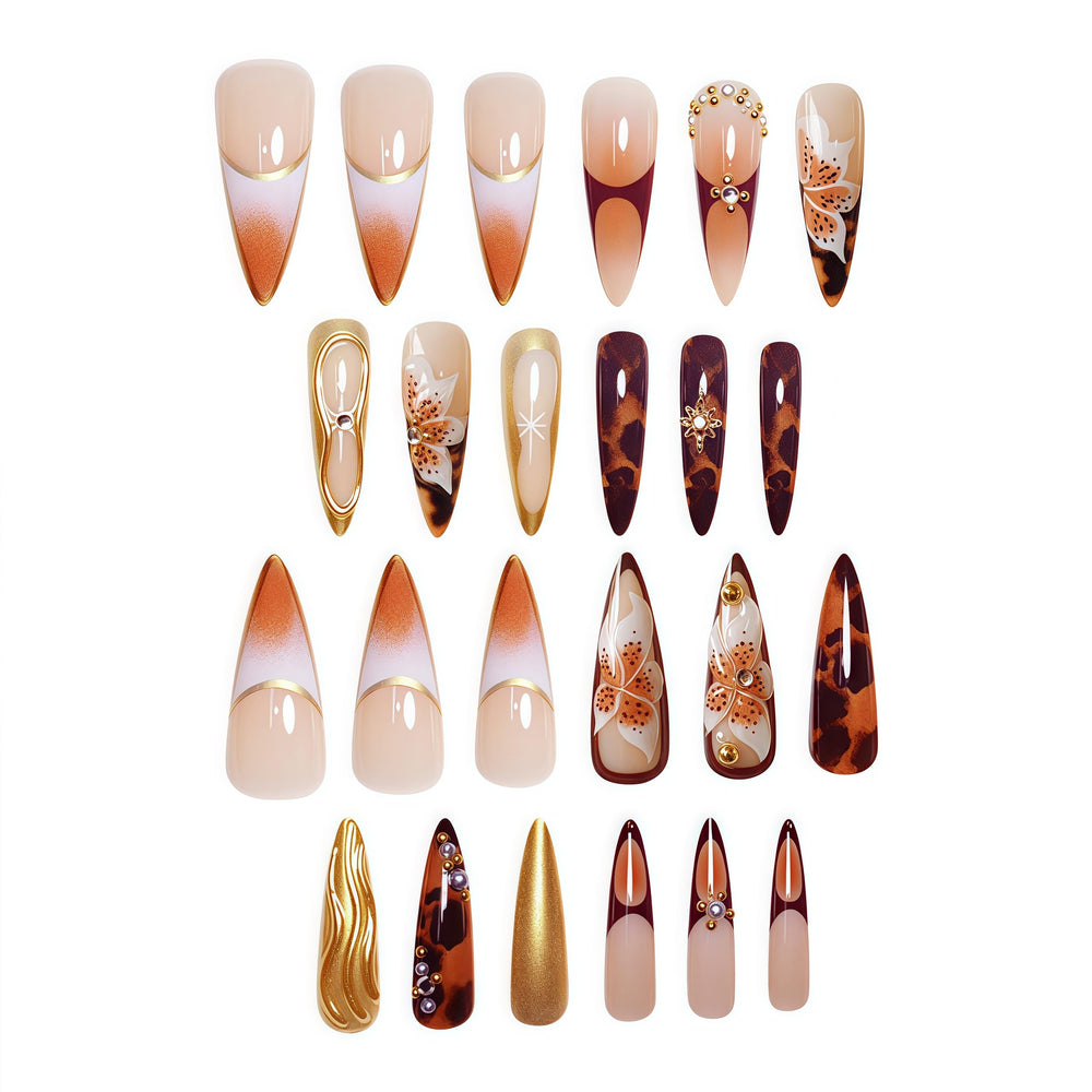 SEENEEY Verano con estilo gracias a uñas listas para usar.