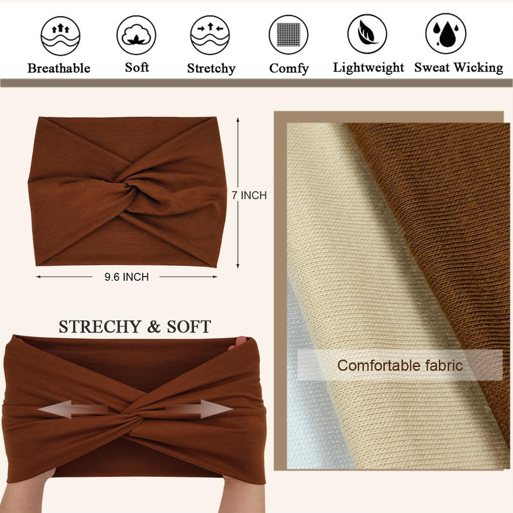 Sefiinh banda para cabello con nudo trasero, ajuste seguro para cualquier ocasión.