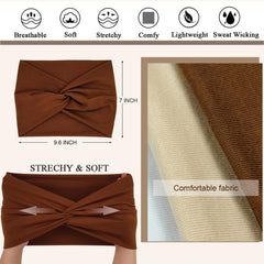 Sefiinh banda para cabello con nudo trasero, ajuste seguro para cualquier ocasión.