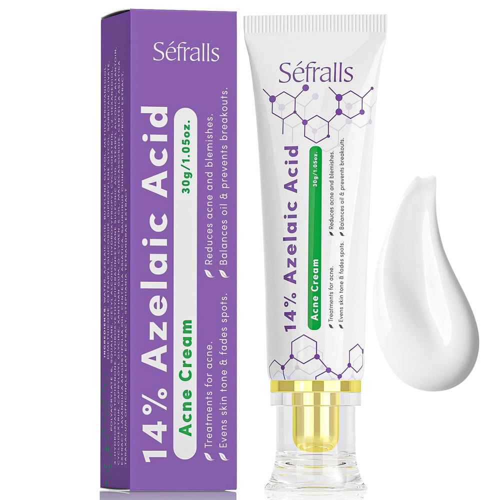 Sefralls crema azelaico 14% en frasco, alivio de irritación y rojez