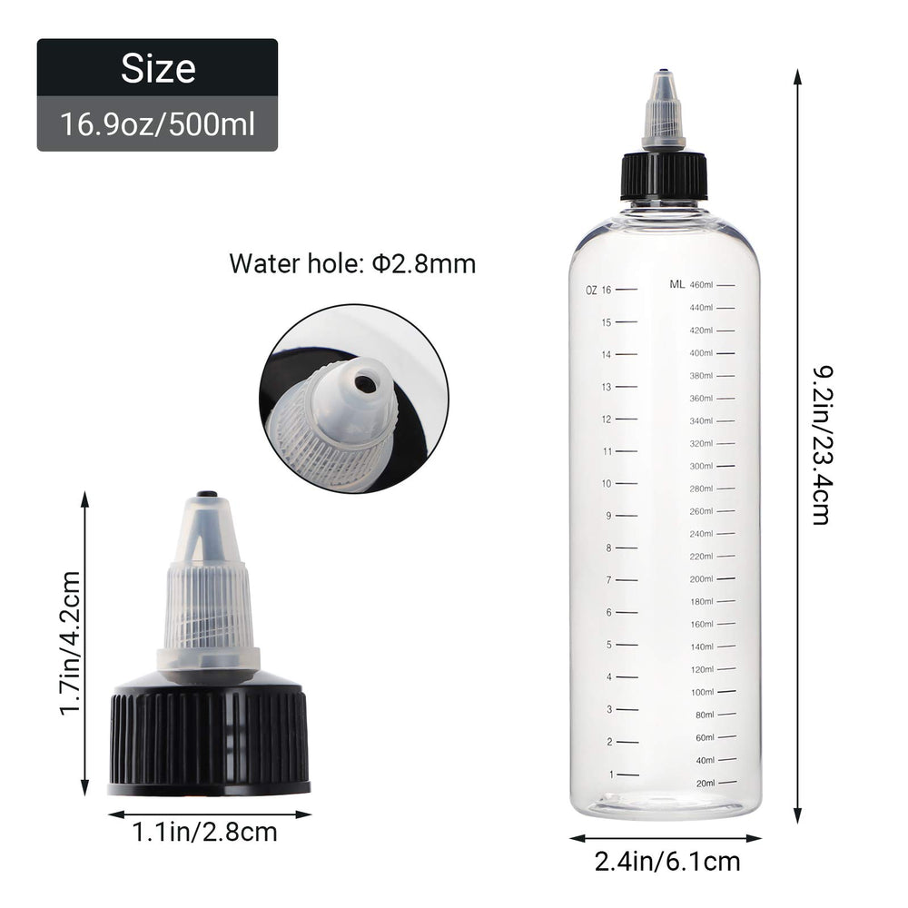 Segbeauty botella reutilizable 500ml lista para rellenar