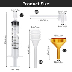 Segbeauty embudos para perfume, dos unidades, relleno preciso sin goteos