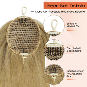SEIKEA Cheer Ponytail guía de montaje para colocación rápida en minutos.