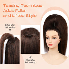 SEIKEA Cheer Ponytail garantiza fijación segura durante movimientos dinámicos.