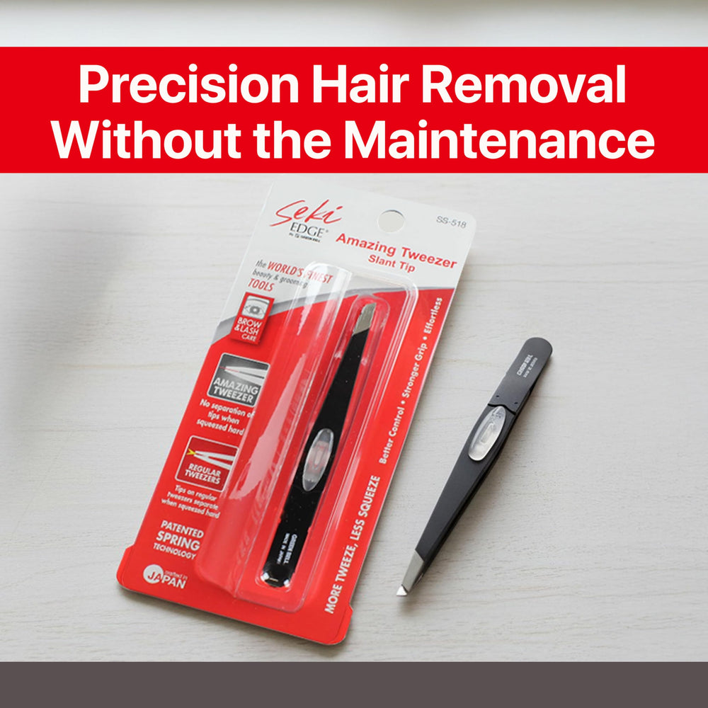 SEKI EDGE SS-518 puntas aliadas alinear cejas para un acabado pulido y profesional.