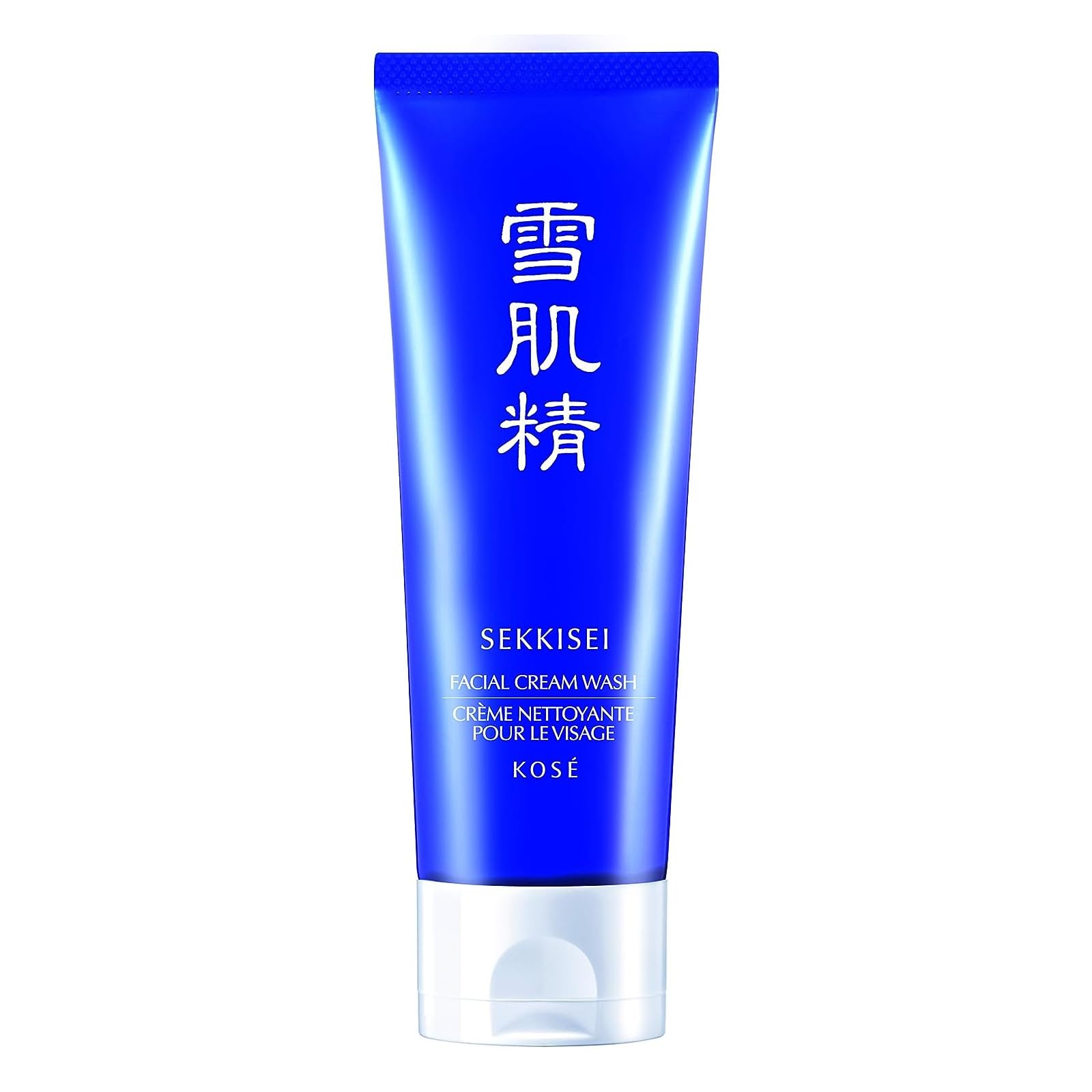 SEKKISEI limpiador espuma facial muestra una textura suave para limpiar poros suavemente
