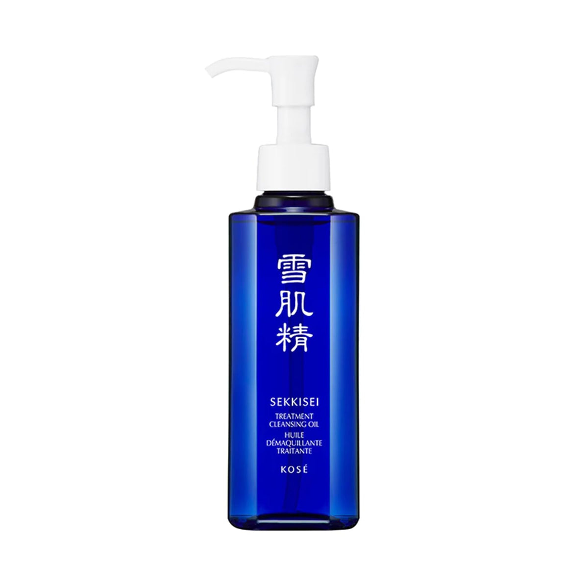 SEKKISEI botella de aceite de limpieza suave para desmaquillar el rostro.