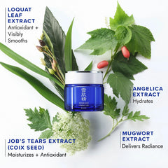 SEKKISEI Gel Herbal: aplicación suave en la piel para un aspecto radiante.
