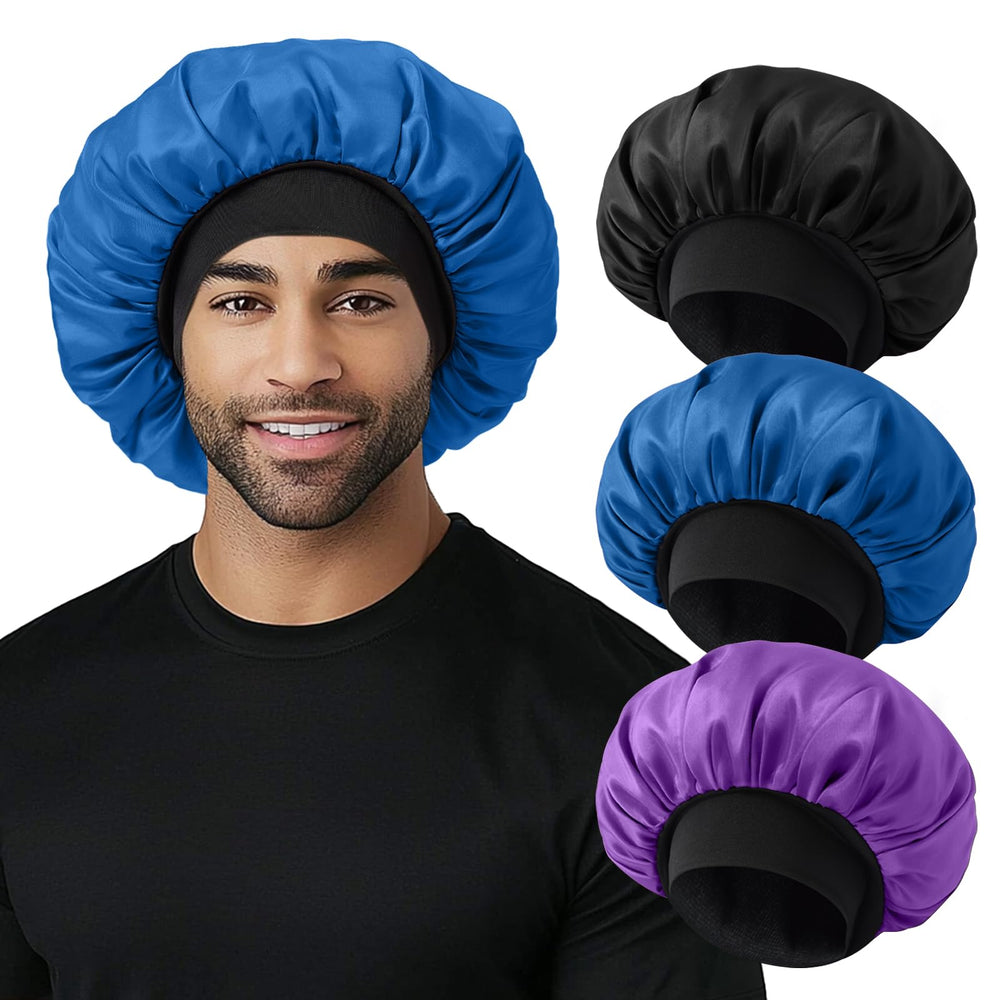 Gorro Selalu de satén con banda elástica suave protege el cabello durante el sueño.