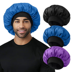 Gorro Selalu de satén con banda elástica suave protege el cabello durante el sueño.