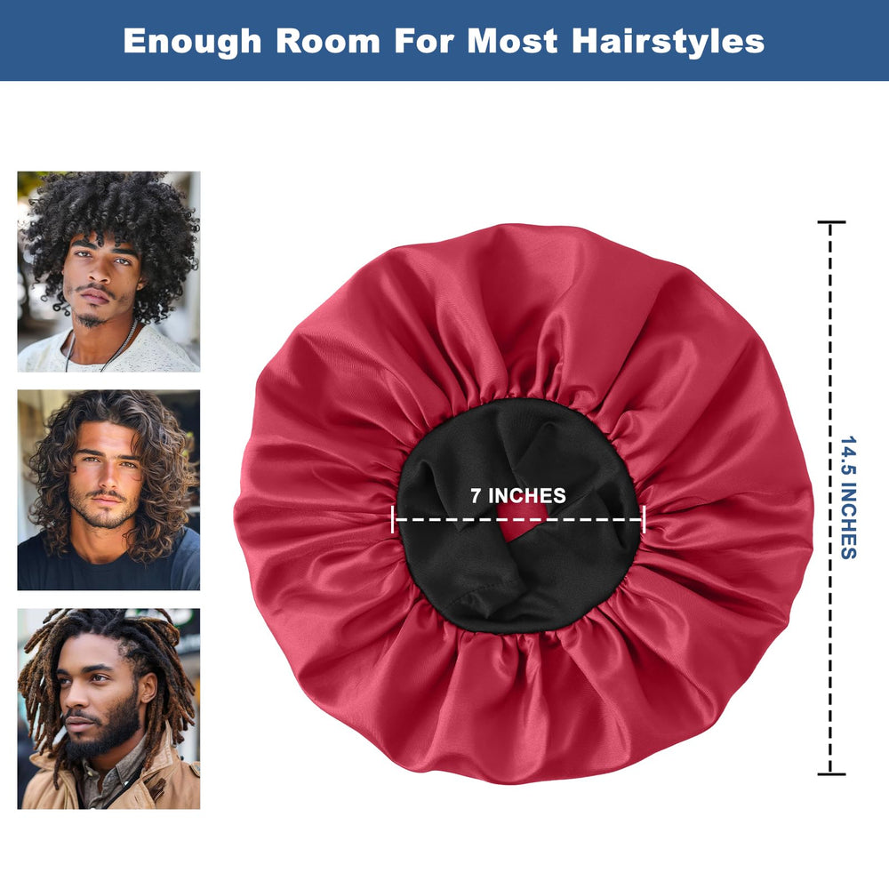 Bonete satin para dormir hombres Selalu, mantiene brillo suave