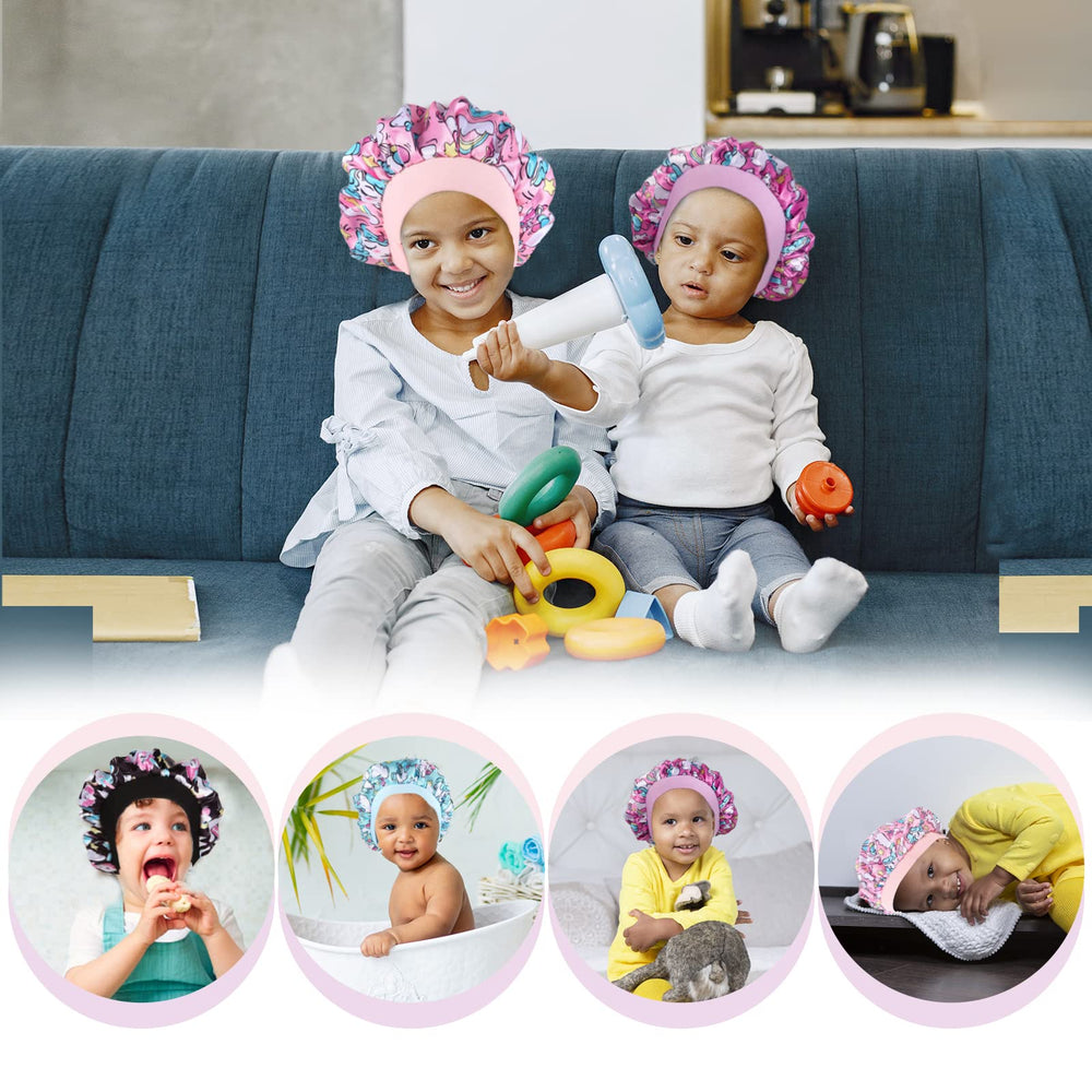 Gorro de dormir Selalu para niñas, ideal para cabello natural y rizos
