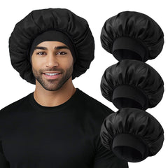 Gorro satinado Selalu para dormir, cabello suave y protegido durante la noche.