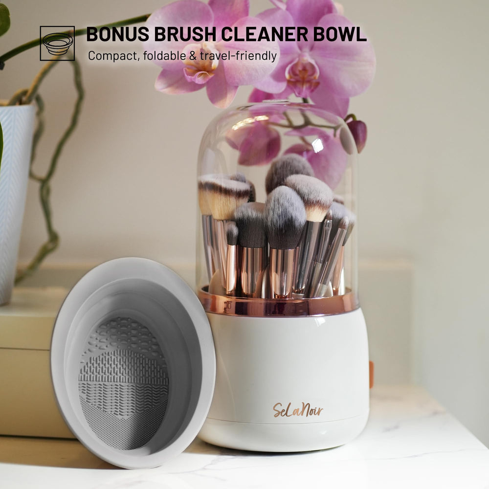 Selanoir bowl limpiador de silicona plegable para limpiezas rápidas.