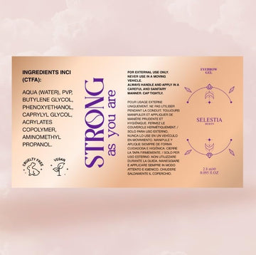Day to night versatility of SELESTIA BEAUTY Clear Eyebrow Gel