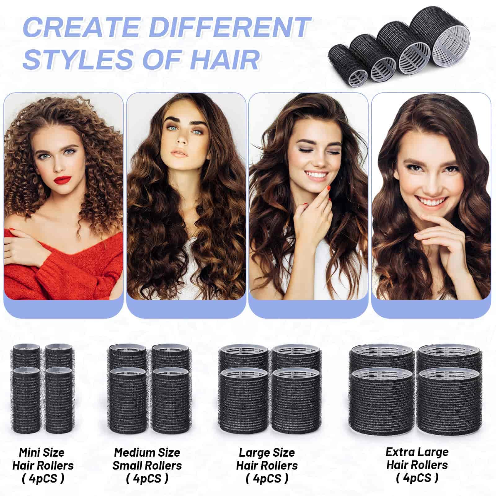 Clips Selizo para fijar rizos sin dañar el cabello