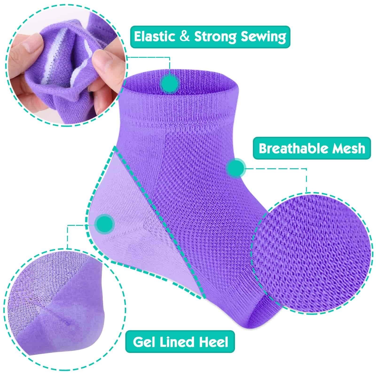 Talones con gel hidratante Selizo: hidratación localizada y duradera.