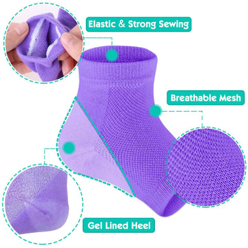 Talones con gel hidratante Selizo: hidratación localizada y duradera.