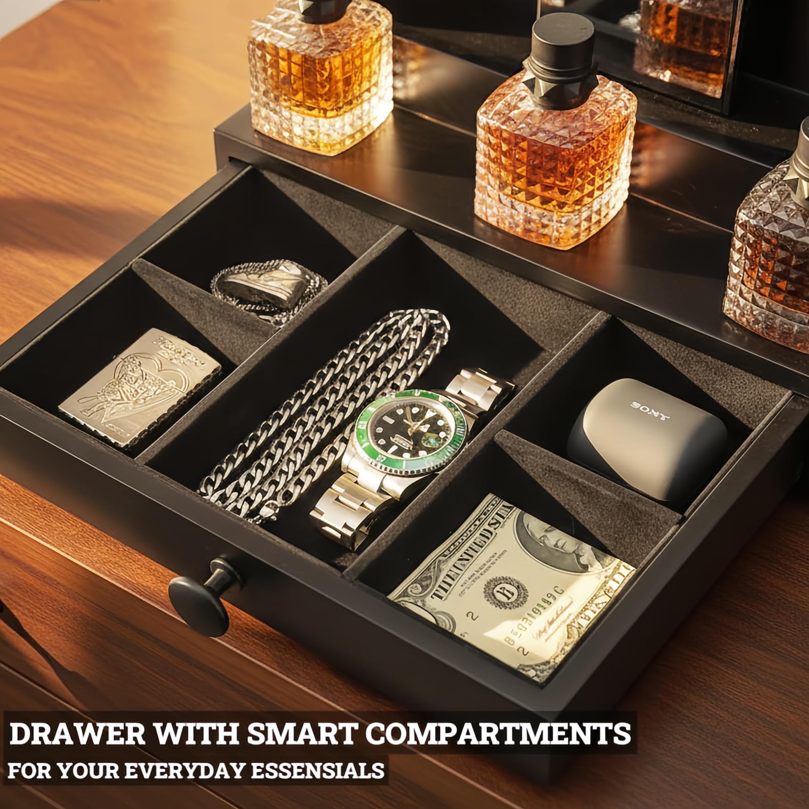 SeLuM Coffret cadeau noir — emballage soigné pour cadeaux et occasions.