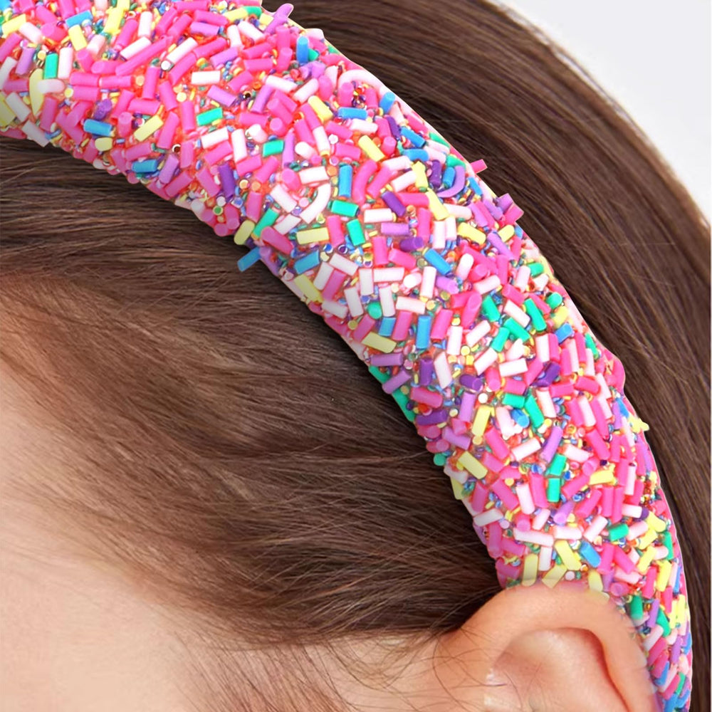 Semato diadema rosa fucsia gruesa ofrece volumen suave para peinados.