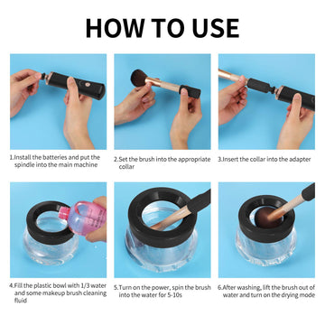 Senbowe ayuda a mantener las brochas limpias entre sesiones de maquillaje.