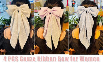 Lazo grande para cabello Seneeel, fijación cómoda para yoga y trabajo.