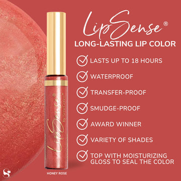 SeneGence LipSense acabado brillo realza el color
