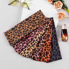 SENMAY diadema leopardo detalle tejido suave y transpirable para el día.