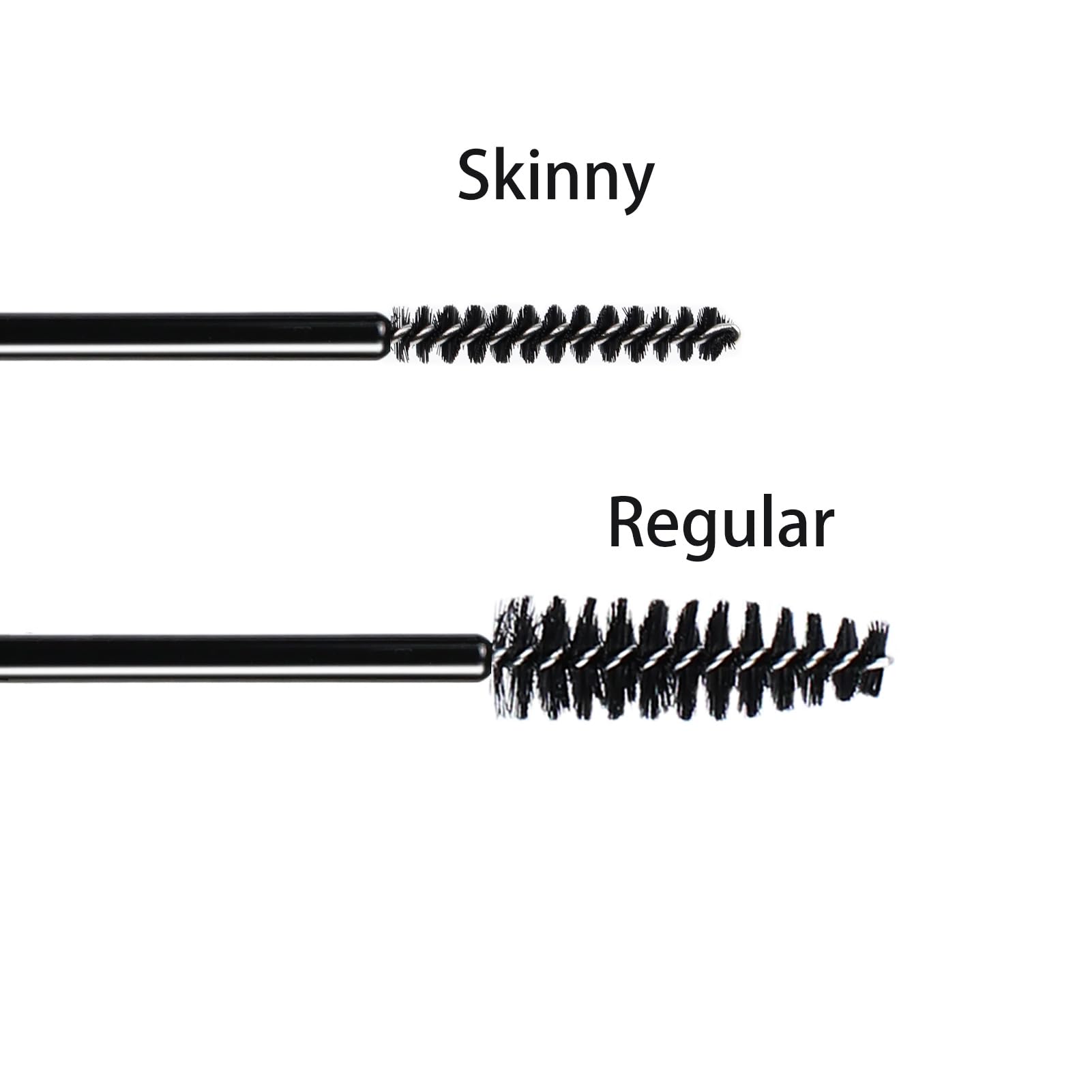SenRocc aplicador desechable con cabeza espiral para extensión de pestañas.