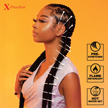 Sensationnel X-pression: colores 1B negro para mezcla natural