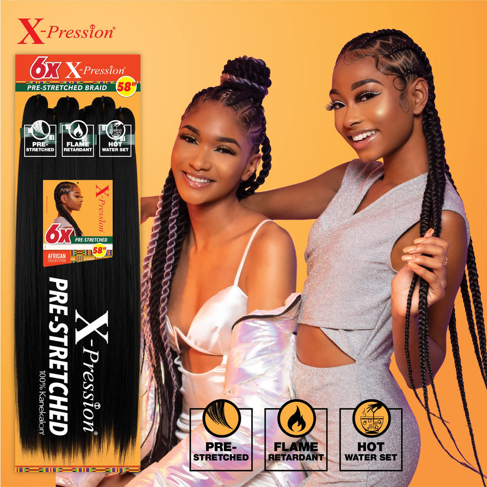Sensationnel X-pression trenzas tipo box para peinados fáciles