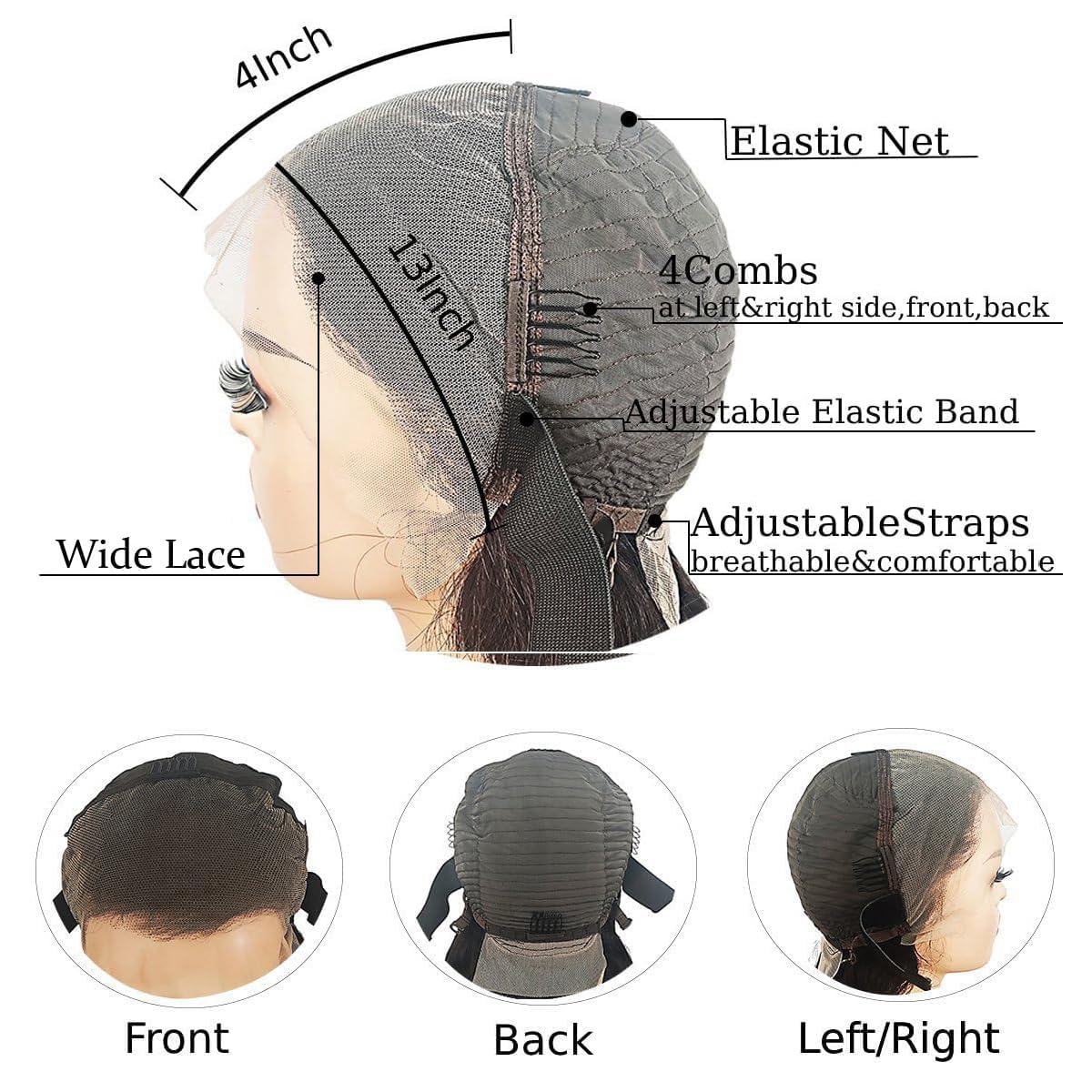 Raya natural con baby hairs en SENSAIRUITE para una línea de cabello auténtica.