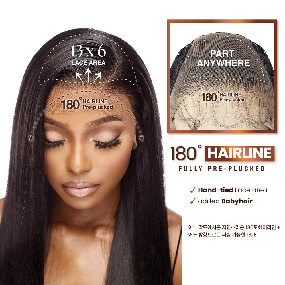 Sensationnel Bare Lace estilo ondulado para volumen natural.