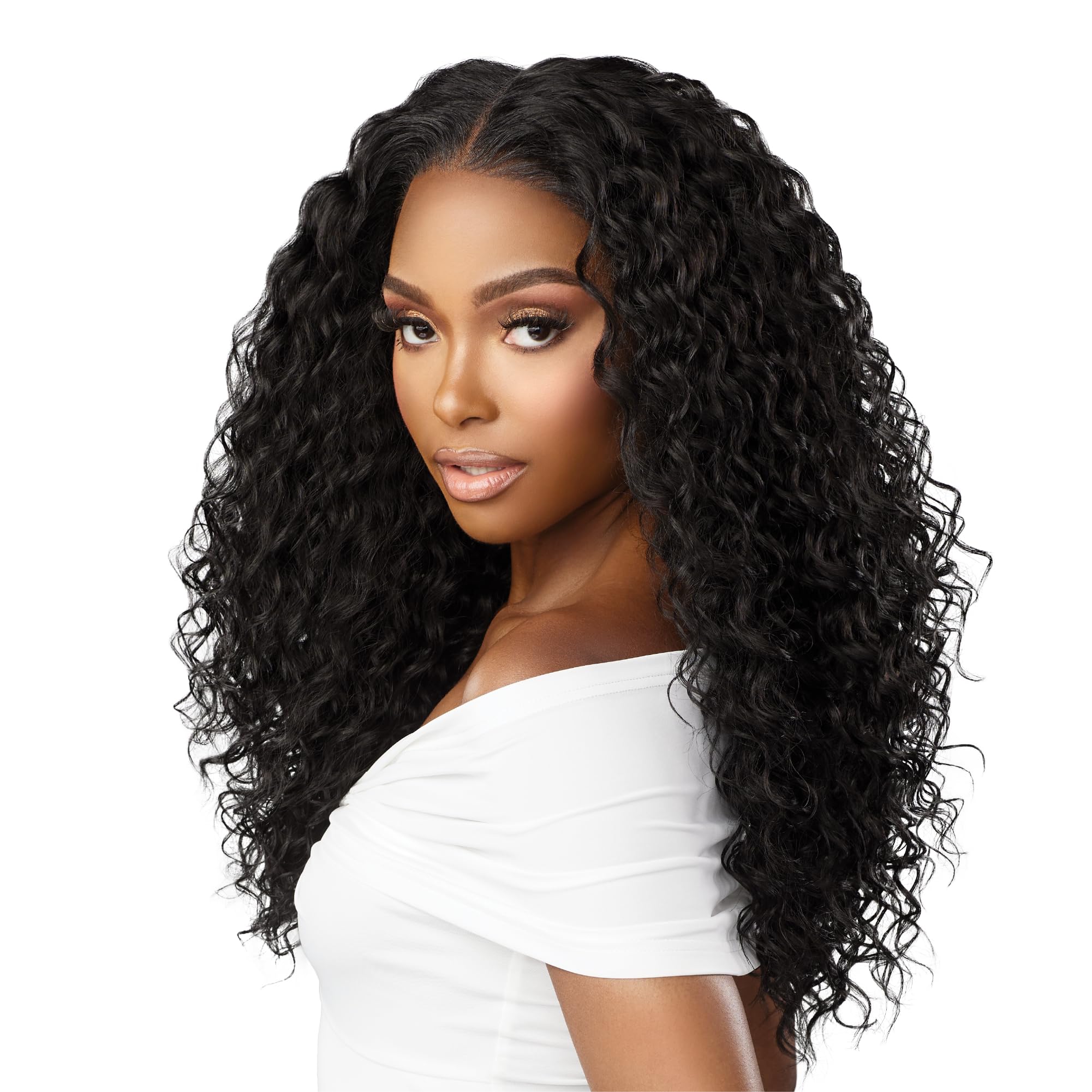 Sensationnel Bare Lace 13x6 Unit 2 front view with preplucked hairline for easy wear.