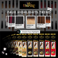 Sensationnel Empire Yaki estilo liso para looks pulidos.