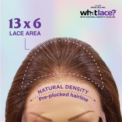 Sensationnel What Lace 13x6 Negro Intenso: perfil lateral con rizos glamorosos