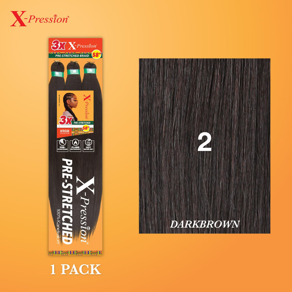 Sensationnel X-PRESSION, textura yaki cercana para trenzas suaves