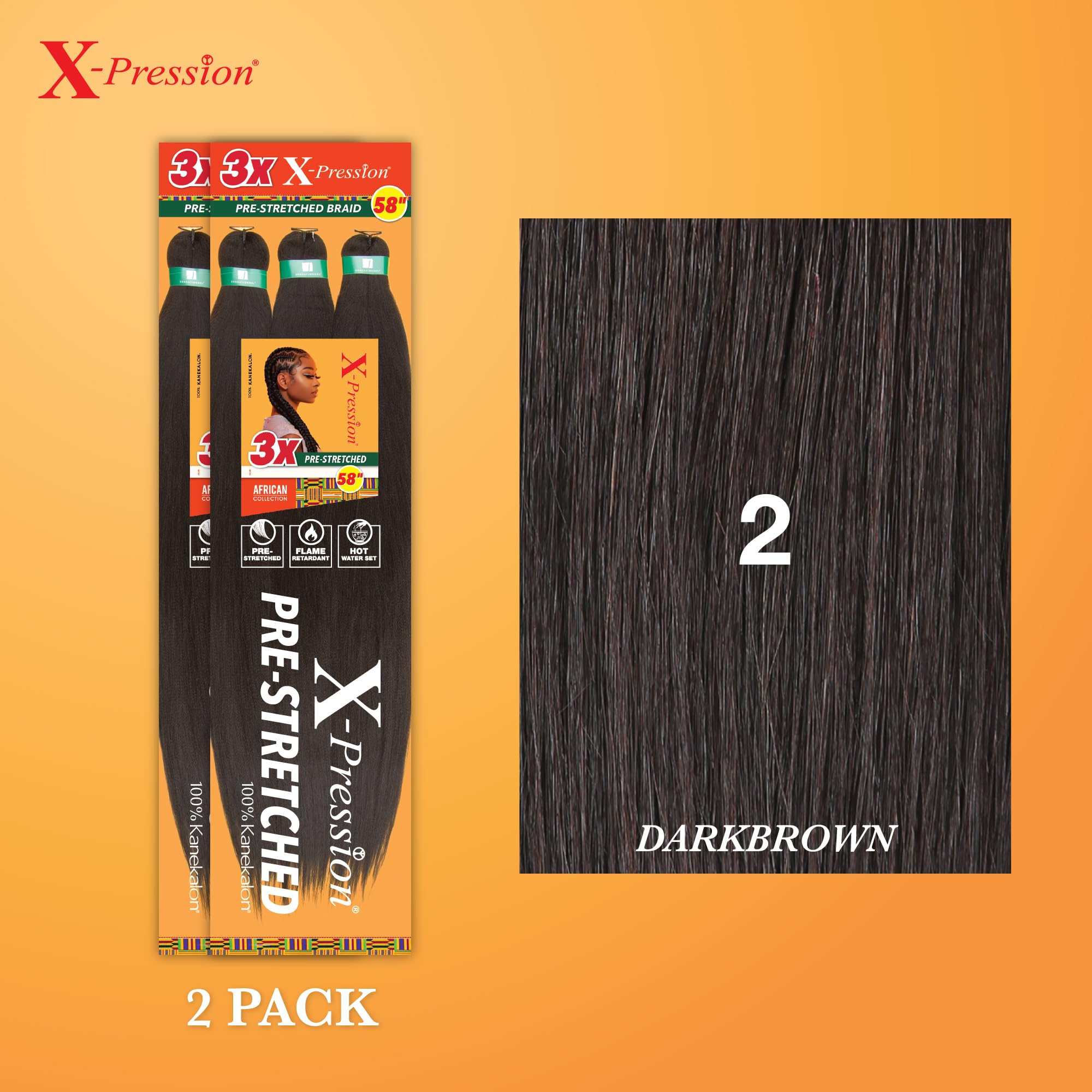 Sensationnel X-pression textura yaki suave para peinados rápidos y naturales