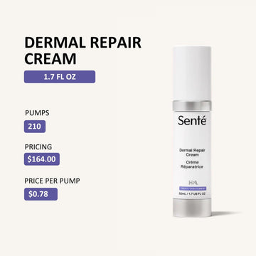 Vitamina E en Senté Dermal Repair para nutrición de la piel