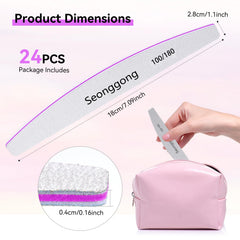 Conjunto profesional Seonggong para uñas naturales y acrílicas.